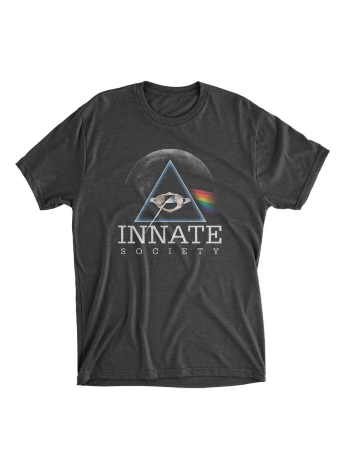 Prism T-Shirt in Charcoal Grey