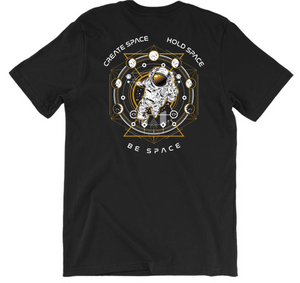 Space Man T-Shirt in Black