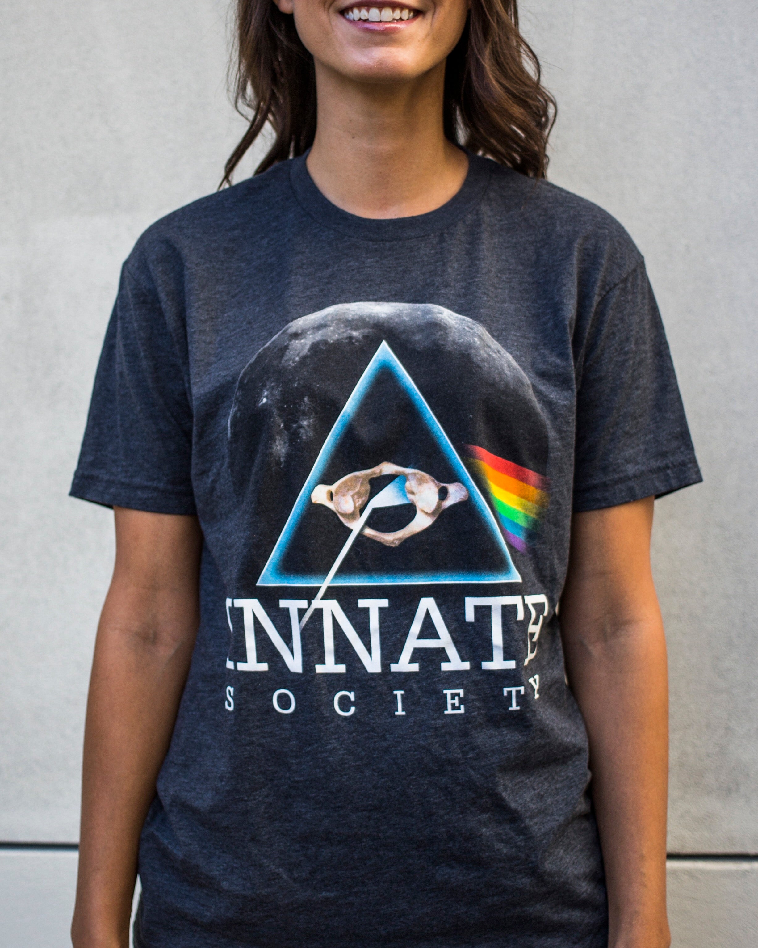 Prism T-Shirt in Charcoal Grey