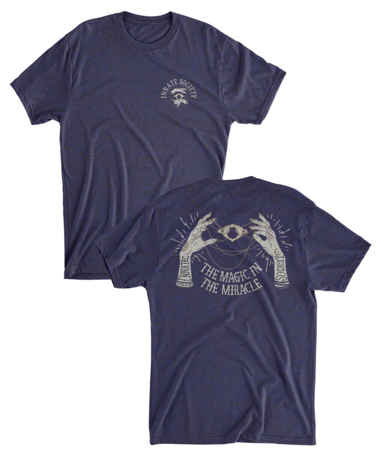 Magic Hands T-Shirt in Storm Purple